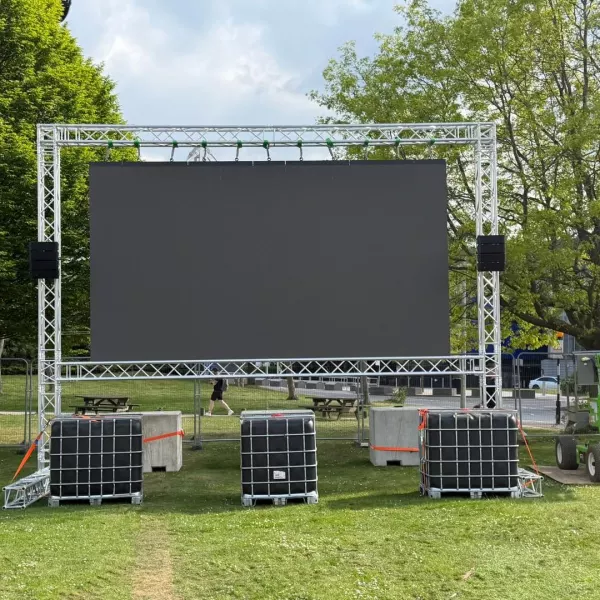 Family wedding this weekend in 5500x3000 led video wall and audio set up. Great little project. Thanks to a few friends...