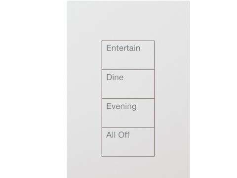 Lutron Palladiom lighting keypad
