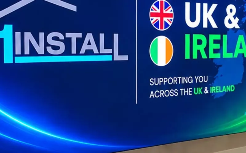 LED video wall in a commercial space, the kind of project an AV installer prices directly for the client
