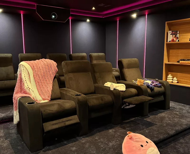 Luxury cinema seating