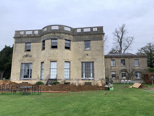The Georgian country house near Winchester