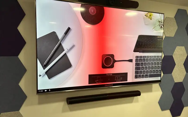 Interactive display in a teaching space